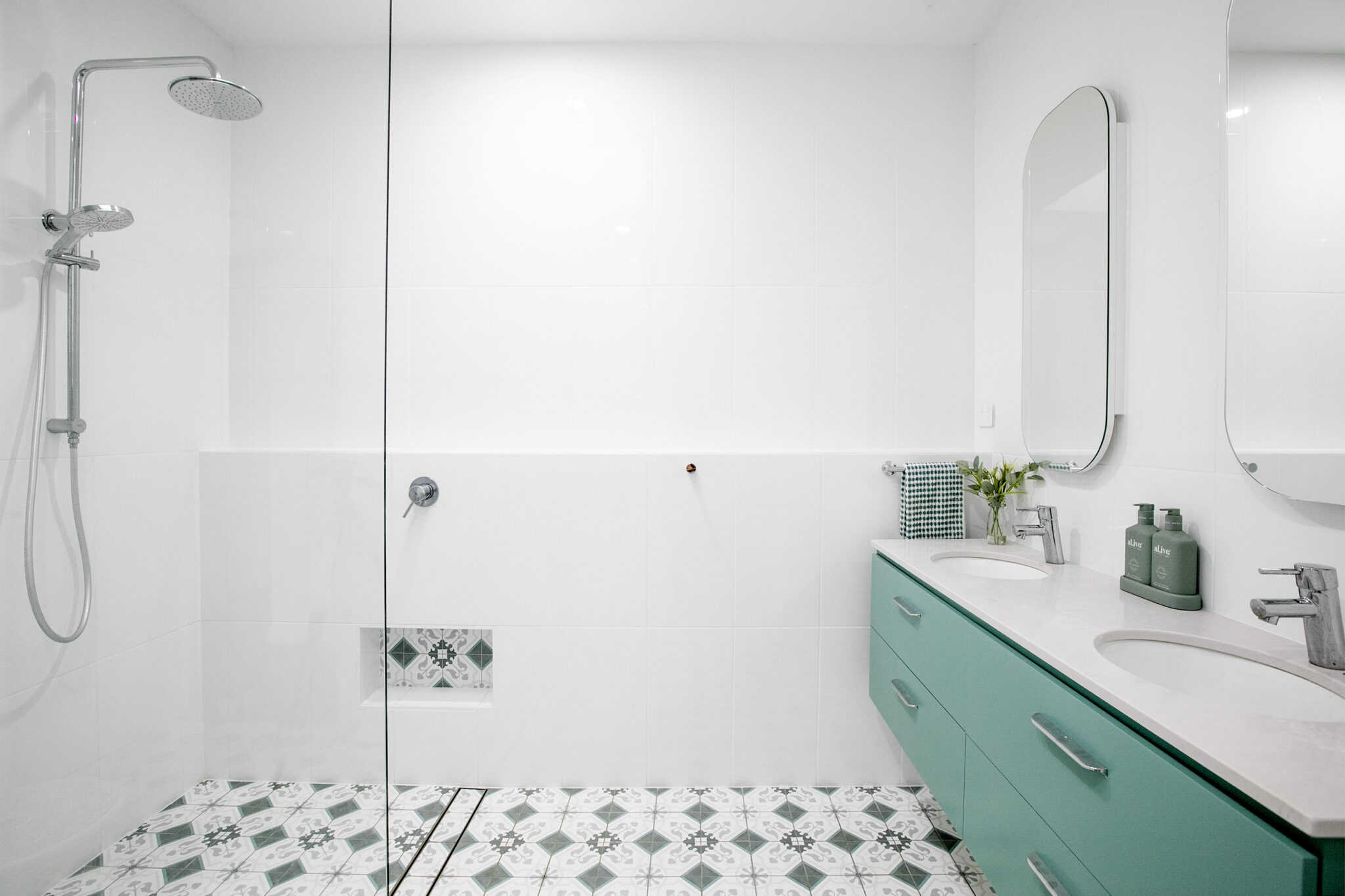 Renovated bathroom on Manning River Drive, Taree
